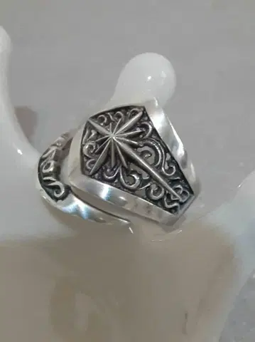 SAAD 썬 심볼 실버 925 반지