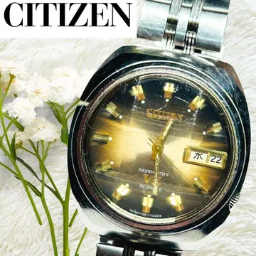 작동 시티즌 세븐스타 V2 손목시계 자동 태엽 날짜 770889