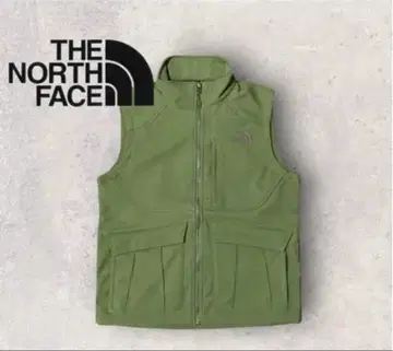 THE NORTH FACE 집업 베스트 올리브 그린