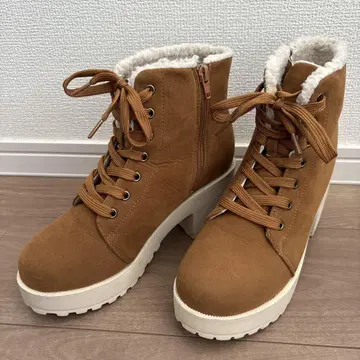 [ GORGE ] 보아 힐 부츠 베이지 LL