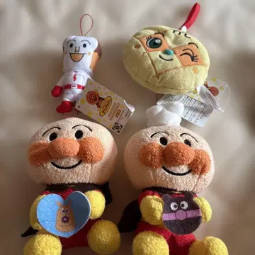 호빵맨 멜론빵 식빵맨 봉제 인형 세트