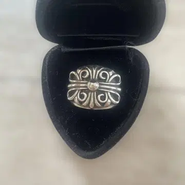 키퍼링 플로럴 크로스링 실버 크로스링