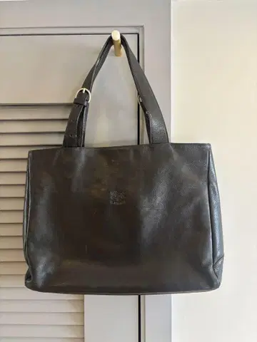 IL BISONTE 일비종떼 토트백 가죽 로고 엠보 핸들 조정