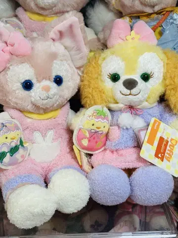 홍콩 디즈니 리나벨 & 쿠키앤 2체 세트! 택 포함 새상품!