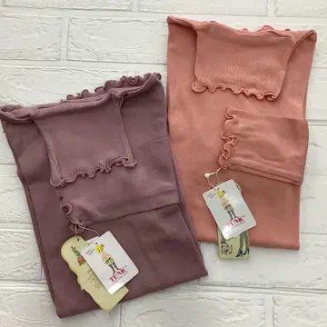 카모이 요코 TUNIC 긴팔 하이넥 티셔츠 하이넥 이너 2개 세트