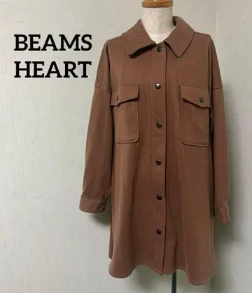 BEAMS HEART 저지 CPO 자켓 베이지 / 테라코타