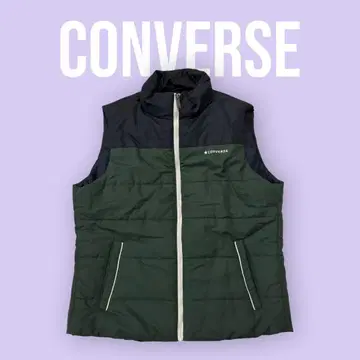 CONVERSE 컨버스 다운 베스트 L 사이즈 하이넥 S-781