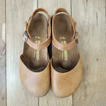 버켄스탁 40 (25.5cm) 메씨나 가죽 브라운
