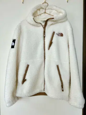 THE NORTH FACE 플리스 아우터 자켓 화이트 M/95