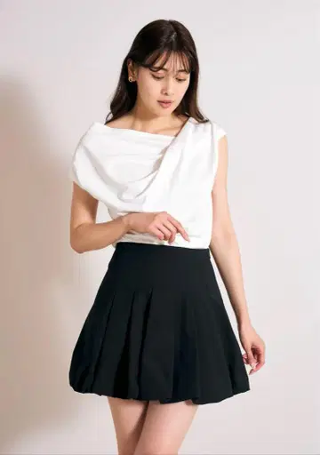 Herlipto Bubble Cotton Mini Skirt