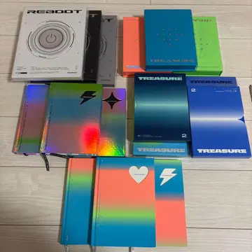 treasure 앨범 세트 ( REBOOT 트레이딩 카드 포함 )