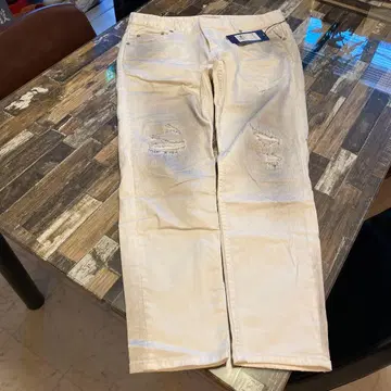 Duffer of St George 화이트 데님 팬츠 XL