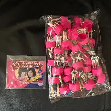 핑크 레이디 병뚜껑 피규어