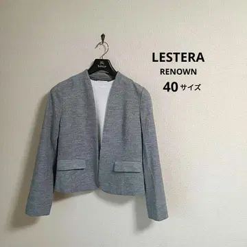 LESTERA 레나운 일본제 그레이 노카라 자켓