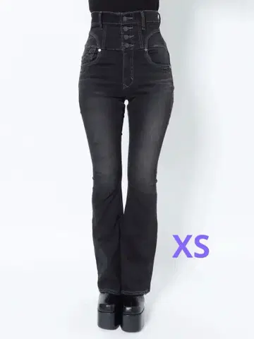 EMODA 슈퍼 하이웨스트 플레어 팬츠 size 0 xs