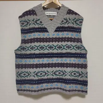 THE SHINZONE FAIRISLE VEST 그레이