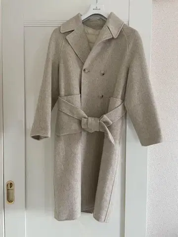 [ Laurenhi ] 울 혼방 더블 브레스트 롱 코트