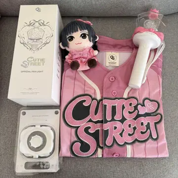 CUTIE STREET 큐스토 사쿠라바 하루카 유니폼 응원봉 카와누이