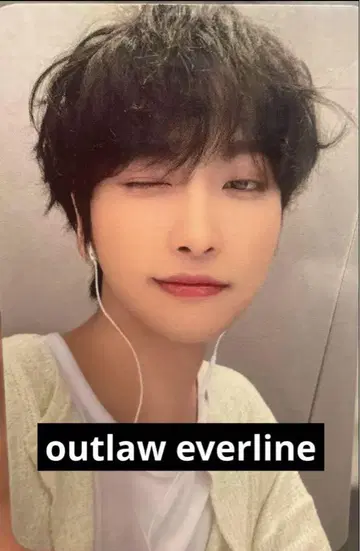 ateez outlaw everline  럭키 드로우