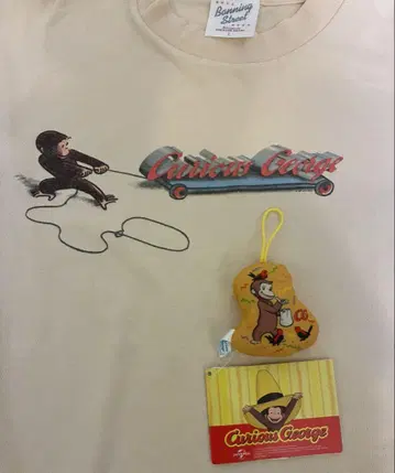 90s 오자루의 조지 빈티지 T셔츠 스트랩 마스코트 포함