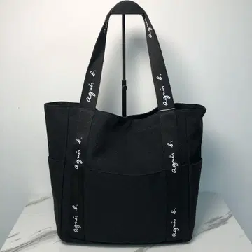 agnes b. 에네스베 토트백 S 블랙 컴팩트