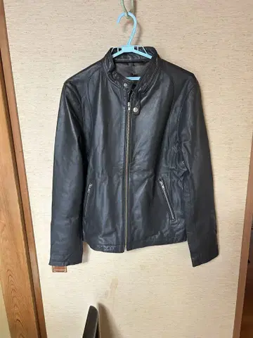 vansty  램 가죽 라이더 자켓 M