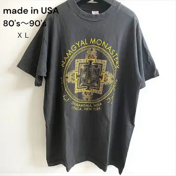 80년대 90년대 남걀 사원 티셔츠 XL