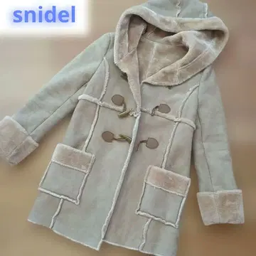 미사용 새상품 snidel 더플 코트 무스탕 코트 귀여운