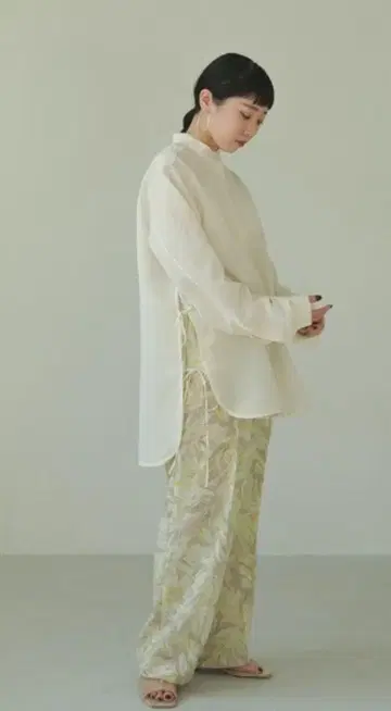 TODAYFUL 리프 턱 트라우저스