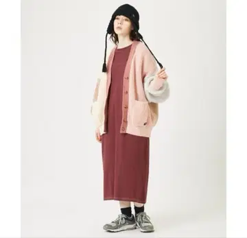 미사용 MILKFED. PANELED KNIT CARDIGAN