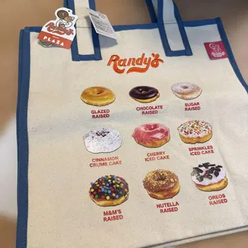 즉시 구매 가능 Randy's 도넛 디자인 토트백