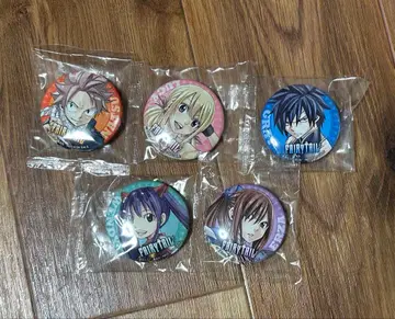 페어리 테일 배지 5개 세트