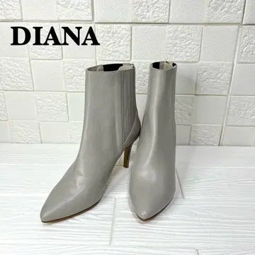 새상품급 DIANA 숏부츠 사이드 고어 백 지퍼