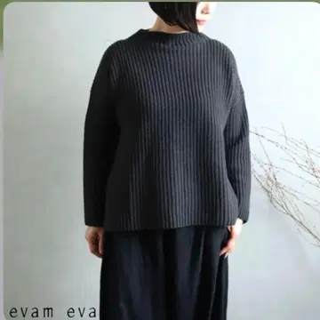 최종 가격 인하 evam eva 울 하이넥 풀오버