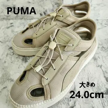 푸마 PUMA 플랫폼 트레이스 라이트 뮬 아이보리 24cm