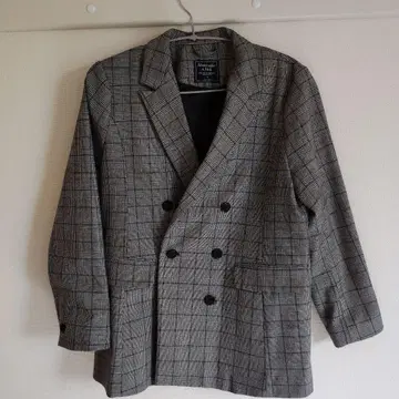 Abercrombie & Fitch 체크 무늬 자켓 사이즈 4