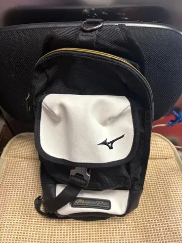 Mizuno 백팩 블랙/화이트