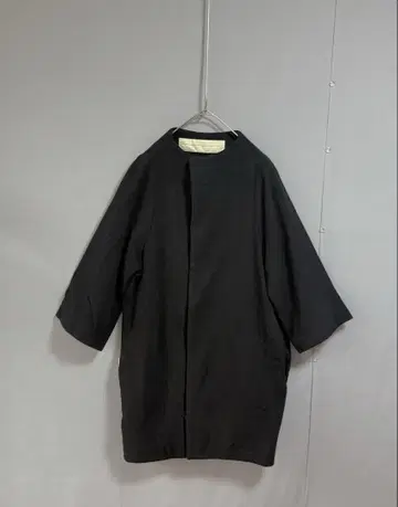 명작 nitca 니토카 캐시미어 혼방 코쿤 코트 블랙 클리닝 완료