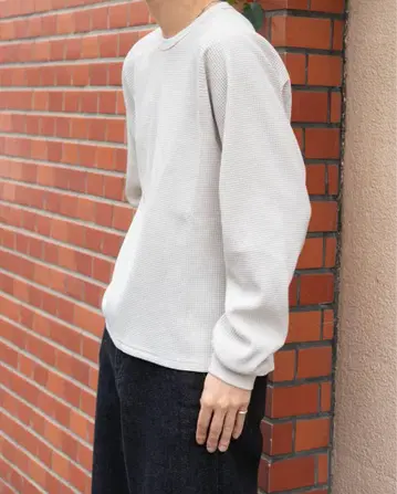 와플 크루넥 T B5114