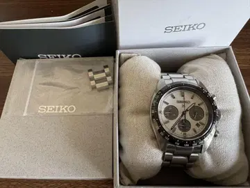SEIKO 크로노그래프 화이트 다이얼