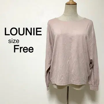 LOUNIE 파스텔 핑크 컬러 티셔츠
