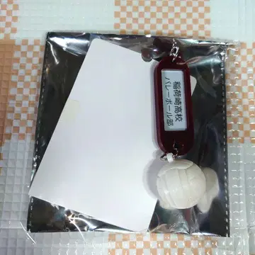 하이큐 고교명 부착 열쇠 참 키링 이나리자키 고교