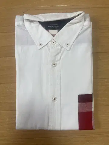 BLACK LABEL 화이트 셔츠 버튼 다운