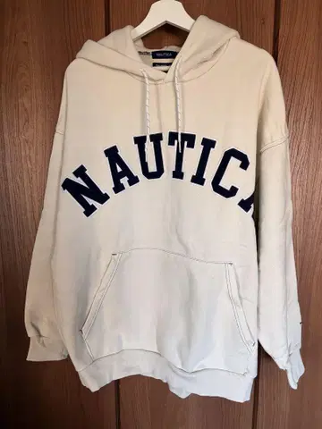 Nautica 피그먼트 가공 후드티