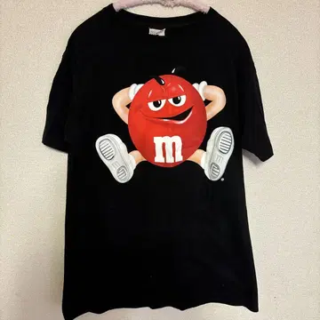 M&M's 캐릭터 티셔츠 블랙