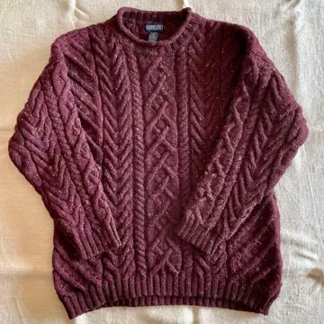 잉글랜드 England 피셔맨 모크넥 아란 니트 네프