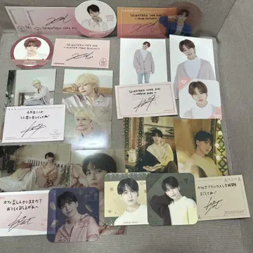 SEVENTEEN cafe 정한 JEONGHAN 세트