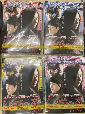 DVD 한류 드라마 가시나무 꽃 40권 세트
