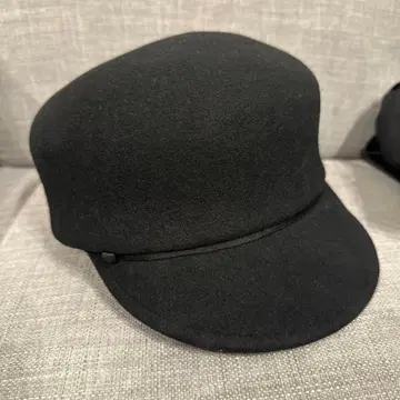 CA4LA HOVER 울 헌팅 캡 블랙