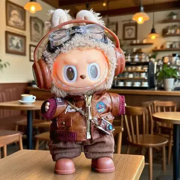 LABUBU 러브러브 파일럿풍 5종 옷 옷 갈아입기 17cm